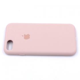 Силиконовый чехол для iPhone 7/8/SE 2020 Full Silicone Case (Пудровый)
