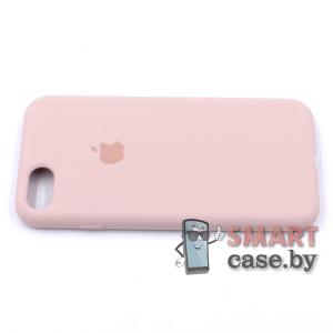 Силиконовый чехол для iPhone 7/8/SE 2020 Full Silicone Case (Пудровый)