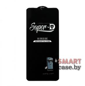 Защитное стекло для Samsung Galaxy S21 FE Super-D с полной проклейкой (Чёрное)