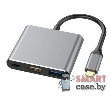 Адаптер Profit USB-C на Type-C, 4K HDMI, USB 3.0