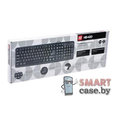 Клавиатура полноразмерная Defender HB-420, USB (Черный)
