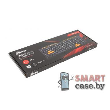 Клавиатура проводная Ritmix RKB-151 с мультимедиа (Черный)