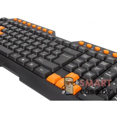 Клавиатура проводная Ritmix RKB-151 с мультимедиа (Черный)