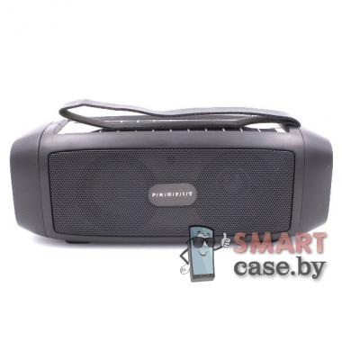 Портативная колонка Profit S18 Bluetooth + FM + USB + TF Card+солнечная батарея (Чёрная)