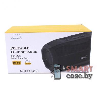 Портативная колонка Profit C10 Bluetooth + FM + USB + TF Card (Чёрная)