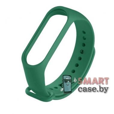 Ремешок для фитнес - браслета Mi Band 3/4 силиконовый (Сосновый лес)
