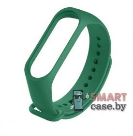 Ремешок для фитнес - браслета Mi Band 3/4 силиконовый (Сосновый лес)