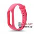 Ремешок для фитнес - браслета Mi Band 3/4 силиконовый (Розовый фламинго)