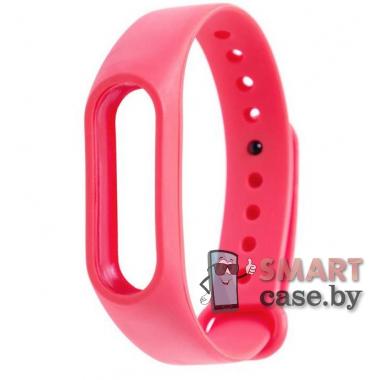 Ремешок для фитнес - браслета Mi Band 3/4 силиконовый (Розовый фламинго)
