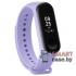 Ремешок для фитнес - браслета Mi Band 3/4 силиконовый (Лавандовый)