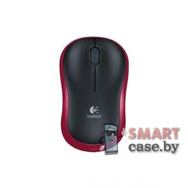 Мышь беспроводная Logitech M185 (Красная)