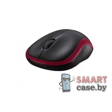 Мышь беспроводная Logitech M185 (Красная)