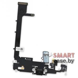 Шлейф для iPhone 11 Pro Max CHARGE CONN ЧЕРНЫЙ (821-02260-A)