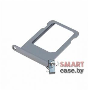 Держатель сим (sim карты) для iPhone 5S (Серый)