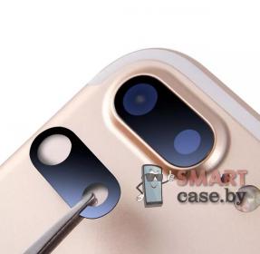 Стекло камеры для iPhone 7/8 Plus OEM (Черное)