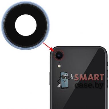 Стекло задней камеры для iPhone XR (Черный)