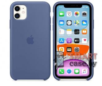 Чехол Silicone Case для iPhone 11 (6.1) (Синий)