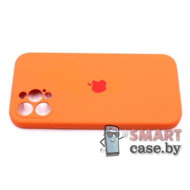 Силиконовый чехол Silicone Case для iPhone 12 Pro (Оранжевый)