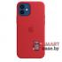 Силиконовый чехол Silicone Case для iPhone 12/12 Pro (Бордовый)