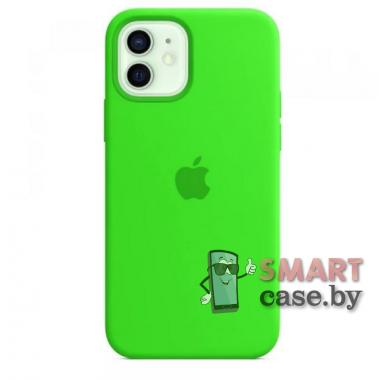 Силиконовый чехол Silicone Case для iPhone 12/12 Pro (Салатовый)
