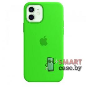 Силиконовый чехол Silicone Case для iPhone 12/12 Pro (Салатовый)