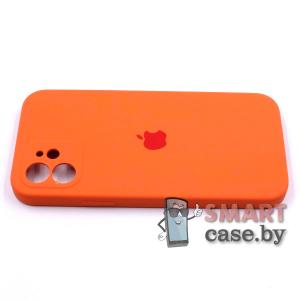 Силиконовый чехол Silicone Case для iPhone 12 (Оранжевый)