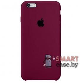 Силиконовый чехол для Iphone 6 Plus Silicone Case (марсала)