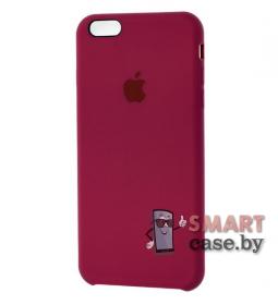 Силиконовый чехол для Iphone 6 Plus/6S Plus Silicone Case (Малиновый)
