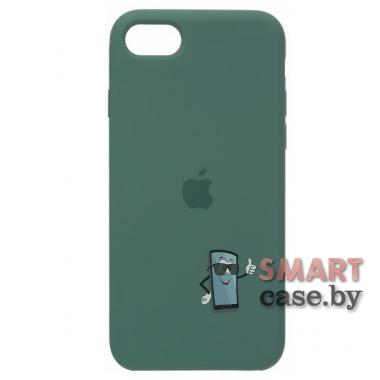 Силиконовый чехол для iPhone 7/8 Silicone Case (Хвойный лес)