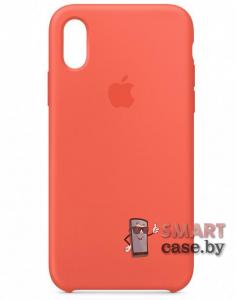 Силиконовый чехол Silicone Case для iPhone XR (Коралловый)
