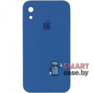 Силиконовый чехол для iPhone XR Full Camera Silicone Case (синий)