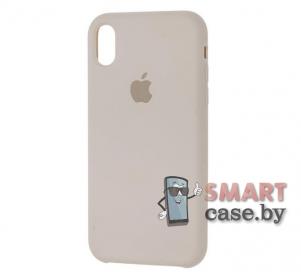 Силиконовый чехол Silicone Case для iPhone XS Max (Молочный)