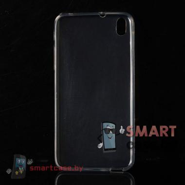 Ультратонкий чехол для HTC Desire 816 силиконовый