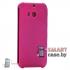 Умный чехол Dot View для HTC ONE 2 M8 (Пурпурный, копия)