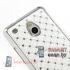 Накладка для HTC one со стразами (белая)