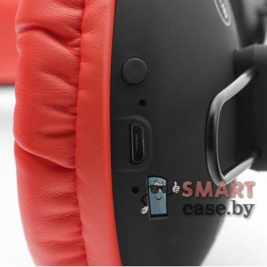 Наушники беспроводные Awei A800BL Bluetooth (черно-красные)