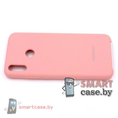 Силиконовый чехол Silicone Cover для Huawei Honor 8X (Розовый)