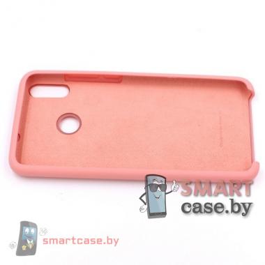 Силиконовый чехол Silicone Cover для Huawei Honor 8X (Розовый)