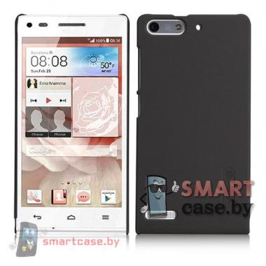 Чехол накладка + пленка для Huawei Ascend G6 Nillkin (асфальт)