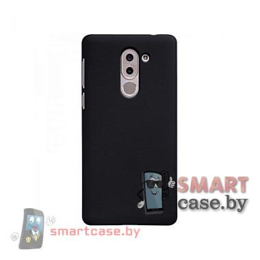 Пластиковый чехол для Huawei GR5 2017 Nillkin Frosted + пленка (черный)