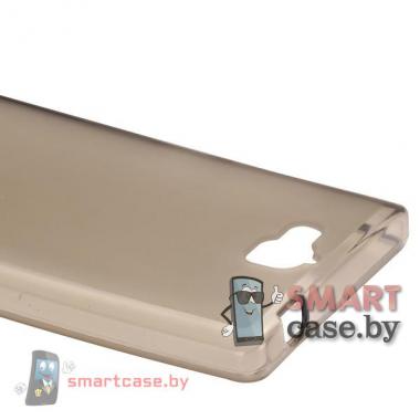 Силиконовый чехол для Huawei Honor 3C (коричневый)