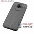 Силиконовый карбоновый чехол Litchi Texture для Huawei Mate 30 Lite (Чёрный)