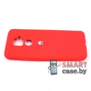 Силиконовый матовый чехол для Huawei Mate 30 Lite (красный)
