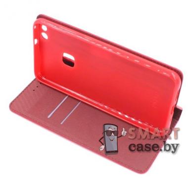 Чехол-книжка для Huawei Ascend P10 Lite PU-кожа (Красный)