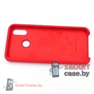 Силиконовый чехол Silicone Cover для Huawei Y7 Prime (2019) (красный)