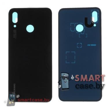 Задняя крышка для Huawei P20 Lite стеклянная OEM (черная)