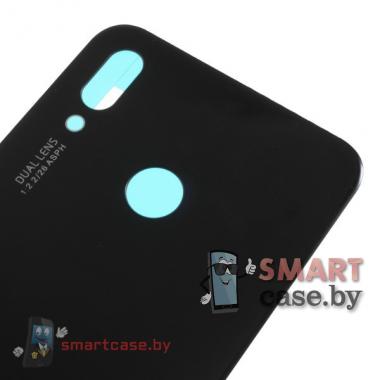 Задняя крышка для Huawei P20 Lite стеклянная OEM (черная)