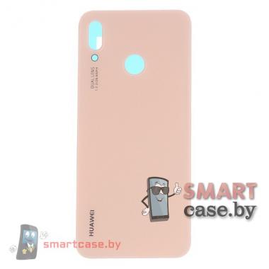 Задняя крышка для Huawei P20 Lite стеклянная OEM (розовое золото)