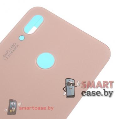 Задняя крышка для Huawei P20 Lite стеклянная OEM (розовое золото)