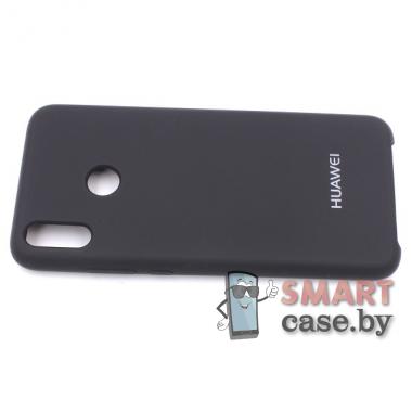 Силиконовый чехол Silicone Cover для Huawei P30 Lite (чёрный)
